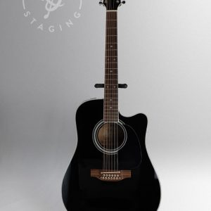 Takamine EF381SC 12-String Acoustic Guitar - Black