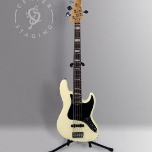 Fender 5-String DLX Jazz Electric Bass - White