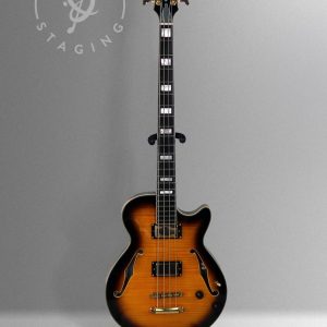 D'angelico Semi-Hollow EX Electric Bass - Burst