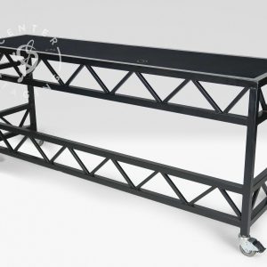 CenterStaging 7' DJ Table - Truss Style - Black