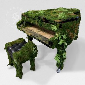 CenterStaging 6' Grand Piano Shell - Green Moss