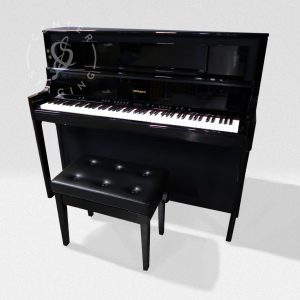 Roland LX-708 Digital Upright Piano - Polished Ebony