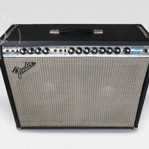 Fender Silver Face Twin Reverb Guitar Combo Amp - Black