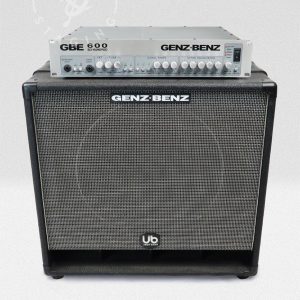 Genz Benz GBE 600 Bass Amp Head - Silver
