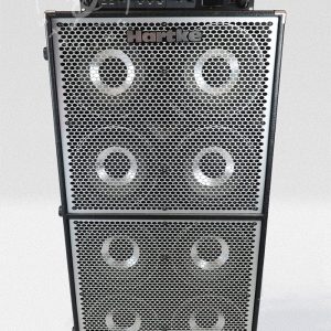Hartke HyDrive 8x10 Bass Speaker Cabinet - Silver