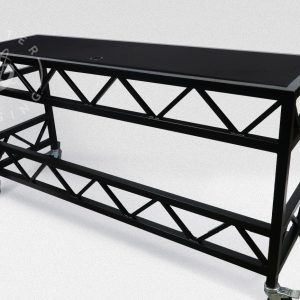 CenterStaging 6' DJ Table - Truss Style - Black