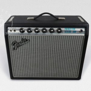 Fender 68 Custom Princeton Reverb Guitar Combo Amp - Black