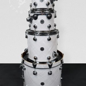 DW Collectors Series Maple/Mahogany Kit - White Crystal